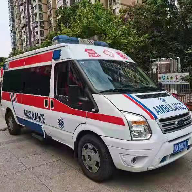 桂东长途救护车护送病人返乡